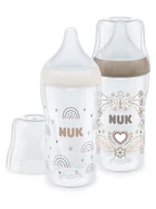 Butelki dla niemowląt - NUK Butelki dziecięce (2 szt.) "Perfect Match" w kolorze beżowym - miniaturka - grafika 1