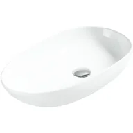 Umywalki - Mexen Lucia umywalka nablatowa 55 x 30 cm biała - 21925500 - miniaturka - grafika 1