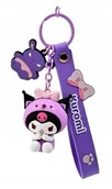 Plecaki - Zawieszka do plecaka Brelok na klucze Hello Kitty i Przyjaciele Kuromi - miniaturka - grafika 1