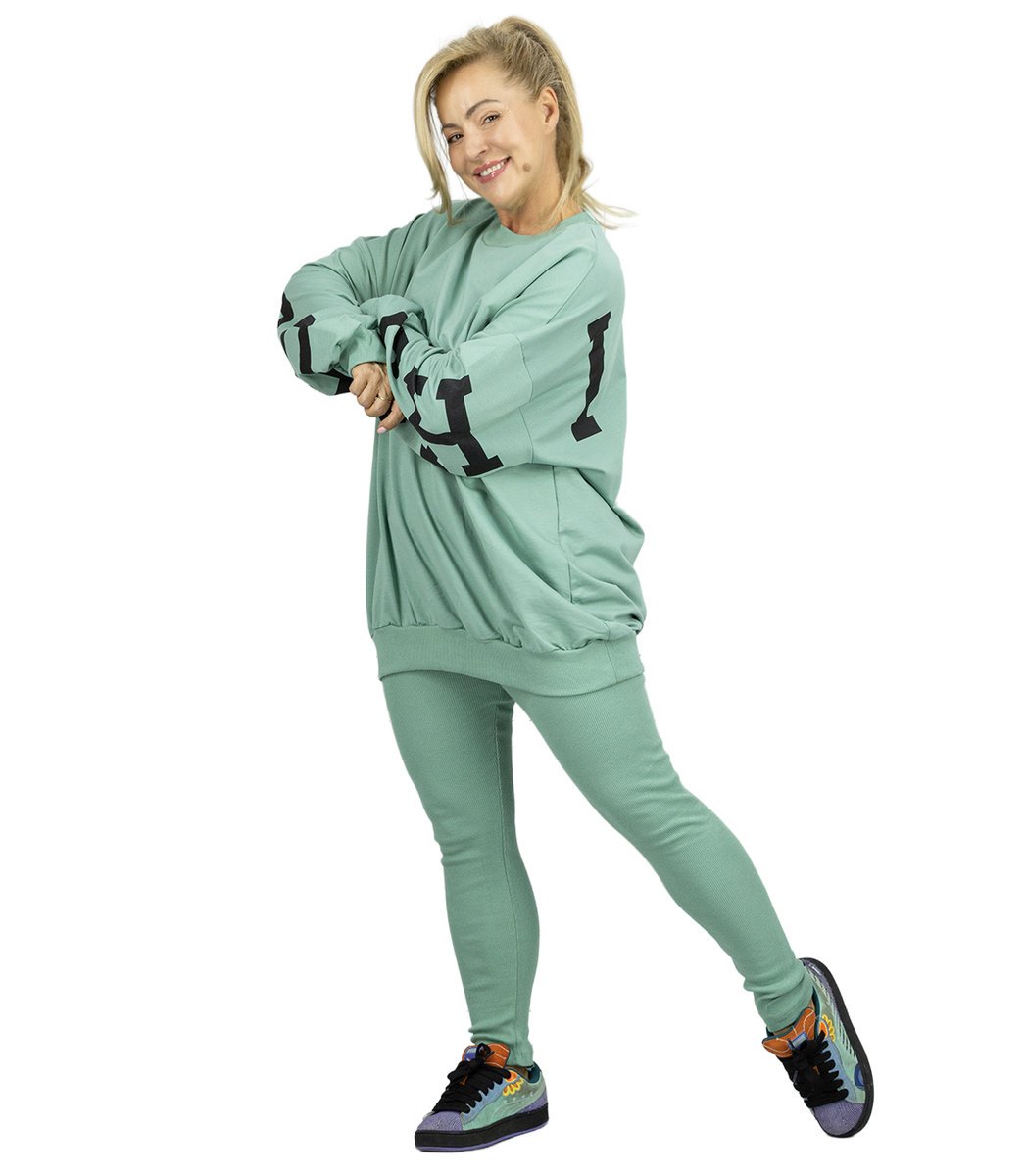 Dres damski luźna bluza + prążkowane legginsy CHICAGO