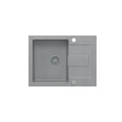 Zlewozmywaki - QUADRON Zlewozmywak CHRISTIAN 116 szary HCQC6045SZK_PC0 - miniaturka - grafika 1