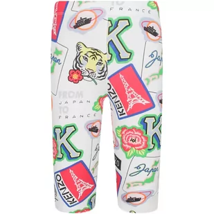 KENZO KIDS Szorty | Slim Fit - Spodnie i spodenki dla dziewczynek - miniaturka - grafika 1