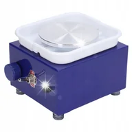 Zabawki kreatywne - MINI KOŁO GARNCARSKIE MASZYNKA DO CERAMIKI DLA DZIECI ZESTAW - miniaturka - grafika 1