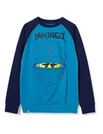 Bluzy dla chłopców - LEGO Bluza chłopięca Mw Ninjago, 763 Sea Turquise, 92 cm - miniaturka - grafika 1