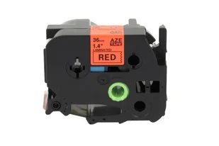 Zamiennik taśmy Brother TZE-461 36mm czerwona/czarny - Etykiety do drukarek - miniaturka - grafika 1
