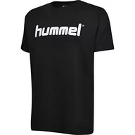 Odzież sportowa dziecięca - Hummel dziecięcy T-shirt z logo Hmlgo Kids Cotton, 152 - miniaturka - grafika 1