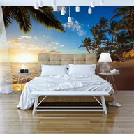Fototapety - Fototapeta samoprzylepna - Tropikalna plaża (rozmiar 98x70) - miniaturka - grafika 1