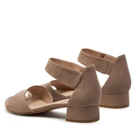 Sandały damskie - Sandały Caprice 9-28212-42 Mud Suede 338 - miniaturka - grafika 1