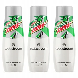 SODASTREAM Mountain Dew Diet zestaw syropów do saturatora 3 szt. x 440 ml - Syropy i koncentraty owocowe - miniaturka - grafika 1