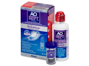 AO SEPT PLUS HydraGlyde 90 ml - Soczewki kontaktowe - miniaturka - grafika 1