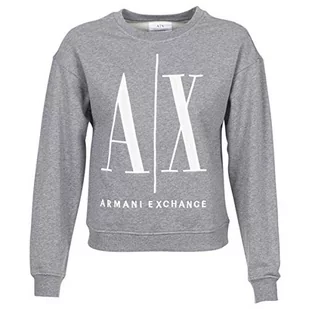 Armani Exchange Bluza damska z motywem ikony - Bluzy damskie - miniaturka - grafika 1