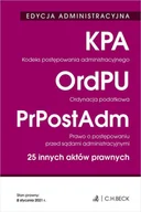 Prawo - C.H. Beck Edycja administracyjna Kodeks postępowania administracyjnego Ordynacja podatkowa. Stan prawny: 8 stycznia 2021 r. praca zbiorowa - miniaturka - grafika 1