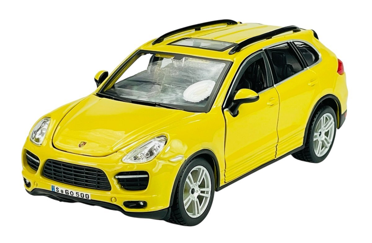 BBURAGO PORSCHE CAYENNE TURBO ŻÓŁTY 1:24 21056