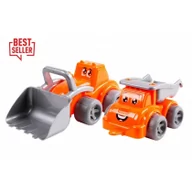 Samochody i pojazdy dla dzieci - Zestaw Wywrotka i ciągnik pojazdy budowlane - miniaturka - grafika 1
