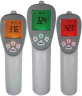 Termometry - Pirometr termometr bezdotykowy na podczerwień led - miniaturka - grafika 1