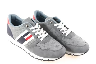 Sneakersy męskie Sport H2100D j. niebieski - Sneakersy męskie - miniaturka - grafika 3