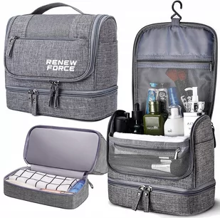 Duża Kosmetyczka Podróżna Organizer Wisząca Z Haczykiem XXL Tic-Bag Light - Kosmetyczki, organizery i kuferki Duża Kosmetyczka Podróżna Organizer Wisząca Z Haczykiem XXL Tic-Bag Light - Kosmetyczki, organizery i kuferki - miniaturka - grafika 1