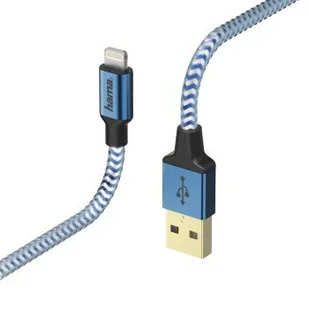 Hama Lightning Reflected 1.5m niebieski (178300) - Kable USB - miniaturka - grafika 5