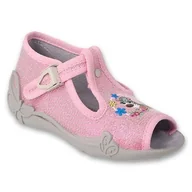 Buty dla dziewczynek - Befado obuwie dziecięce 213P142 różowe - miniaturka - grafika 1