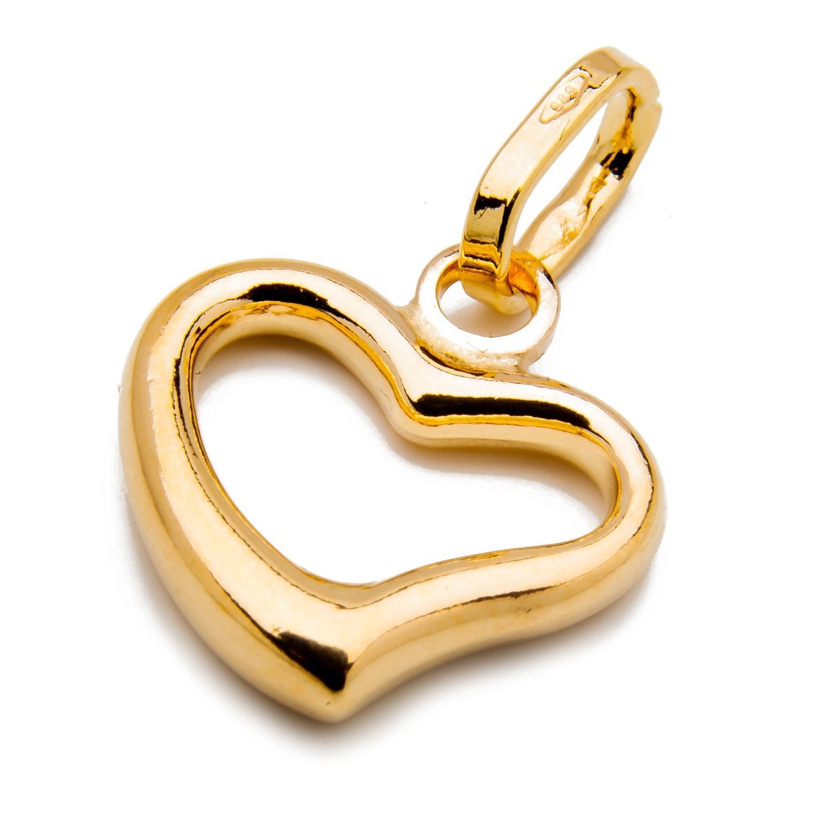 Złoty Wisiorek Serce