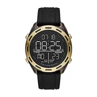 Paski - Diesel Męski Crusher Digital, rozmiar koperty: 46 mm, nylonowy zegarek, Złoty, Pasek - miniaturka - grafika 1