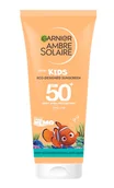 Balsamy i kremy do opalania - Garnier AMBRE SOLAIRE - Sun Protection Milk for Kids - Wodoodporny eko balsam ochronny dla dzieci - SPF50 - 100 ml - miniaturka - grafika 1