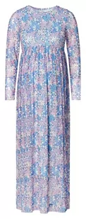 ESPRIT Maternity Sukienka maxi z siateczki z kwiatowym nadrukiem na całej powierzchni, Light Blue - 443, S - Sukienki ciążowe - miniaturka - grafika 1