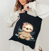 Torby i wózki na zakupy - Torba eco z leniwcem - miniaturka - grafika 1