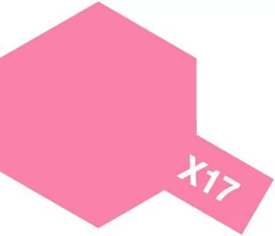 Tamiya Farba Acrylic Mini X-17 Pink 10ml 81517 - Akcesoria i części modelarskie - miniaturka - grafika 1