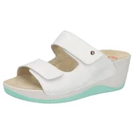 Kapcie damskie - Berkemann Damskie kapcie Callista, srebrno-biały., 37 EU - miniaturka - grafika 1