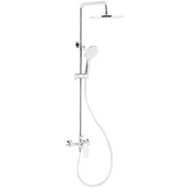 Zestawy prysznicowe - Zestaw prysznicowy natynkowy KFA ARMATURA Agat 4426-910-0 z deszczownicą Chrom - miniaturka - grafika 1