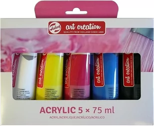 Zestaw Farb Akrylowych 5X75Ml Talens - Podobrazia, bloki, papiery - miniaturka - grafika 1