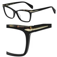 Okulary korekcyjne, oprawki, szkła - rag & bone Damskie okulary przeciwsłoneczne Rnb3021, czarny, 53 - miniaturka - grafika 1