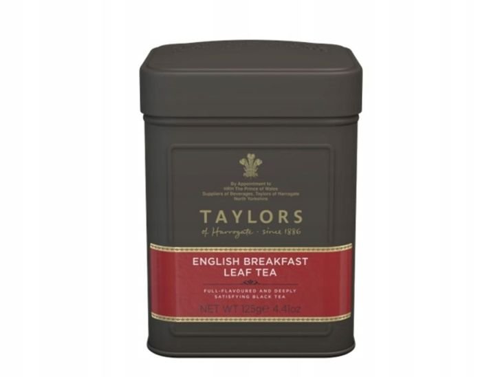 Taylors of Harrogate Herbata Czarna liściasta English Breakfast Leaf 125g