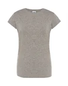 Koszulki i topy damskie - T-shirt damski szary 170g/m2 roz. S - miniaturka - grafika 1