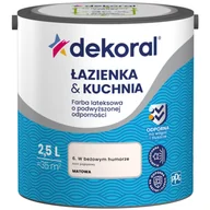 Farby wewnętrzne - Farba lateksowa o podwyższonej odporności ŁAZIENKA KUCHNIA W beżowym humorze 2,5 l Dekoral - miniaturka - grafika 1