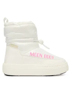 Moon Boot Śniegowce Mb Jr Park Tube Mid Glitter Wp 80D3440110 Biały - Buty dla dziewczynek - miniaturka - grafika 1