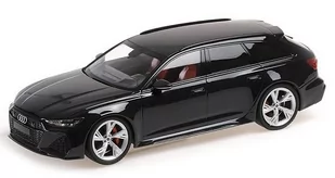 Minichamps Audi Rs 6 Avant 2019 Black Metallic 1:18 155018014 - Samochody i pojazdy dla dzieci - miniaturka - grafika 1