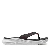 Klapki i japonki damskie - Japonki Skechers Vapor Foam Sandal 232894/BKRD Czarny - miniaturka - grafika 1