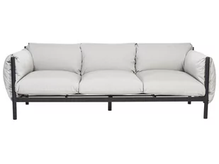 Sofa ogrodowa 3-osobowa jasnoszara ESPERIA - Sofy ogrodowe - miniaturka - grafika 1