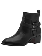 Kozaki damskie - Marco Tozzi Damskie botki Zip+Slip 2-25370-43 modne kozaki, czarne, 42 EU, czarny, 42 EU - miniaturka - grafika 1