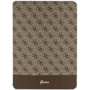 Guess GUFCP12PS4SGW iPad Pro 12.9" brązowy/brown 4G Stripe Allover - Etui do tabletów - miniaturka - grafika 1