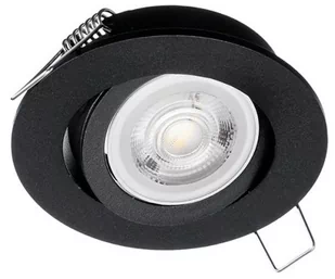 Eko-Light Oczko sufitowe okrągłe ruchome IP44 Black EKZ343 - Oprawy, klosze i abażury - miniaturka - grafika 1