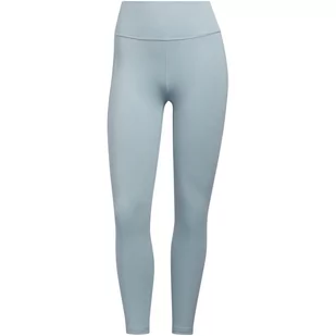 Legginsy damskie adidas YOGA STUDIO 7/8 szare HC6639 - Legginsy - miniaturka - grafika 1