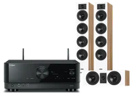 Kino domowe - Yamaha RX-V4A (czarny) + Diva 6 + 7 (dąb) - miniaturka - grafika 1