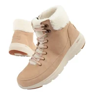 Botki damskie - Buty Skechers Glacial Ultra-Woodlands 16677/SND beżowy - miniaturka - grafika 1