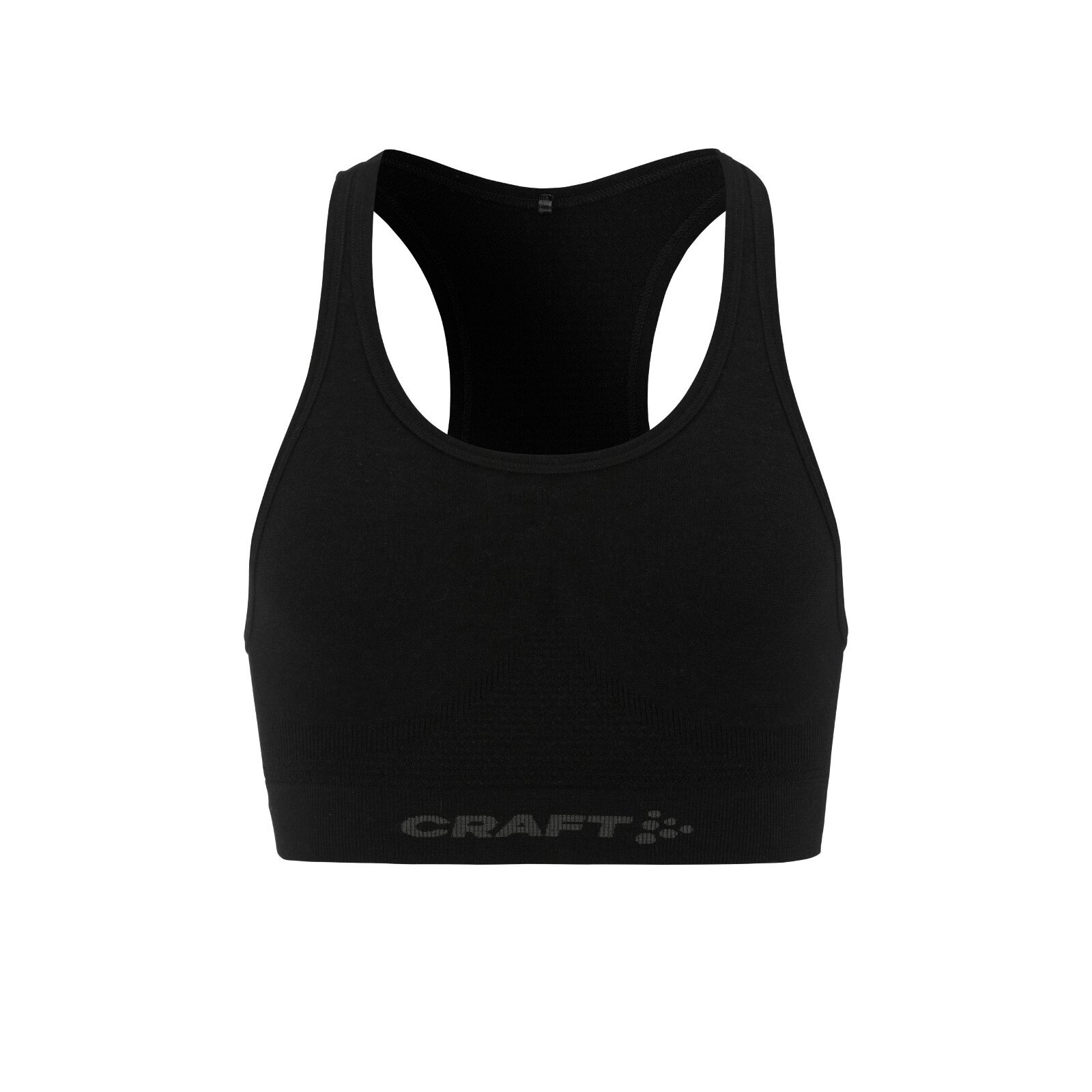 Biustonosz damski Craft Wool Seamless Black M-L