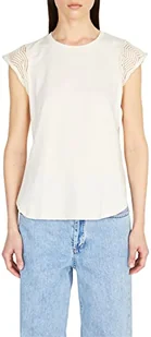 Sisley T-shirt damski, Beżowy 0 l8, L - Koszulki i topy damskie - miniaturka - grafika 1