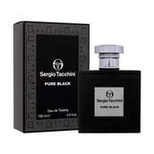 Wody i perfumy damskie - Sergio Tacchini Pure Black woda toaletowa spray 100ml - miniaturka - grafika 1
