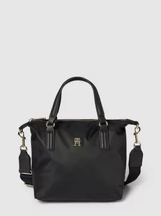 Torba tote z aplikacją z logo model ‘POPPY’ - Torebki damskie - miniaturka - grafika 1